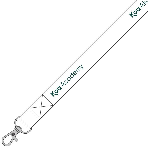 KOA stock lanyard (For low quantities)