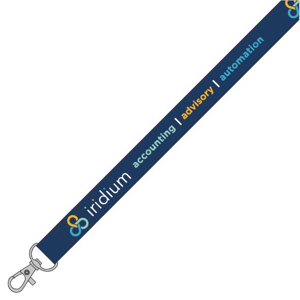 Iridium FULL Colour Lanyard (minimum 100 units)