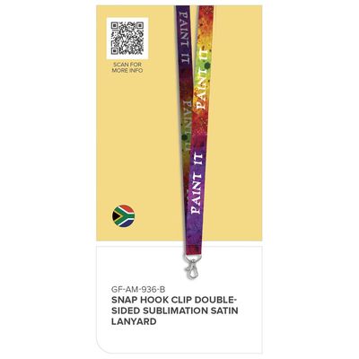 Iridium FULL Colour Lanyard (minimum 100 units)