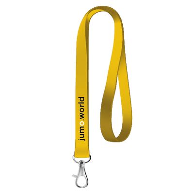 Jumo Satin Lanyard with metal snap clip