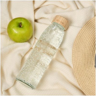 NNB 500ml Okiyo Wabi-Sabi Glass Water Bottle