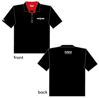 RSAWeb Black Golf shirt