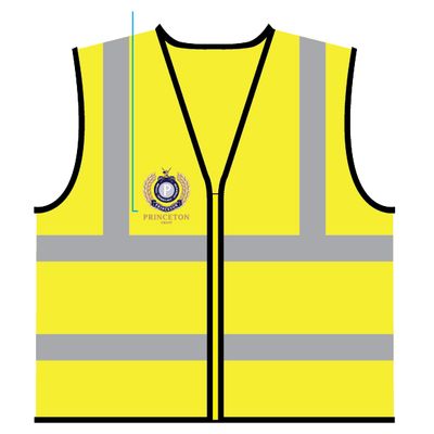 Princeton SERVICES Group HI-VIS vest (Embroidery &amp; Print)