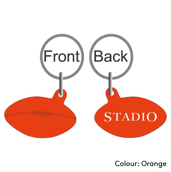 Stadio Rugby ball key-ring (Mixed Colours)