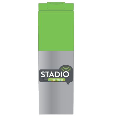 STADIO Connect 450ml Typhoon Stainless Steel &amp; Plastic Double-Wall Tumbler