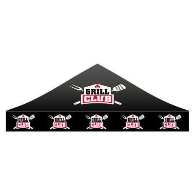 GRILL CLUB ONLY 2m Gazebo Aluminium Frame - Digital (240Gsm Canopy)
