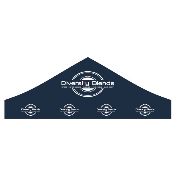 Diversity 3m Gazebo Aluminium Frame - Digital (240Gsm Canopy)