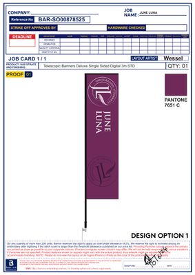 JL Telescopic Banners Econo Double Sided Digital