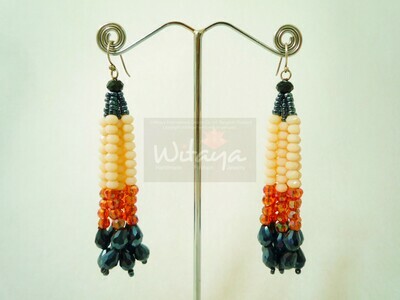 Amelie Beaded Dangle Earrings