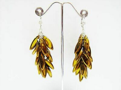 Autumn Red Leaves Earrings