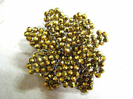Boldly Blue Crystal Brooch