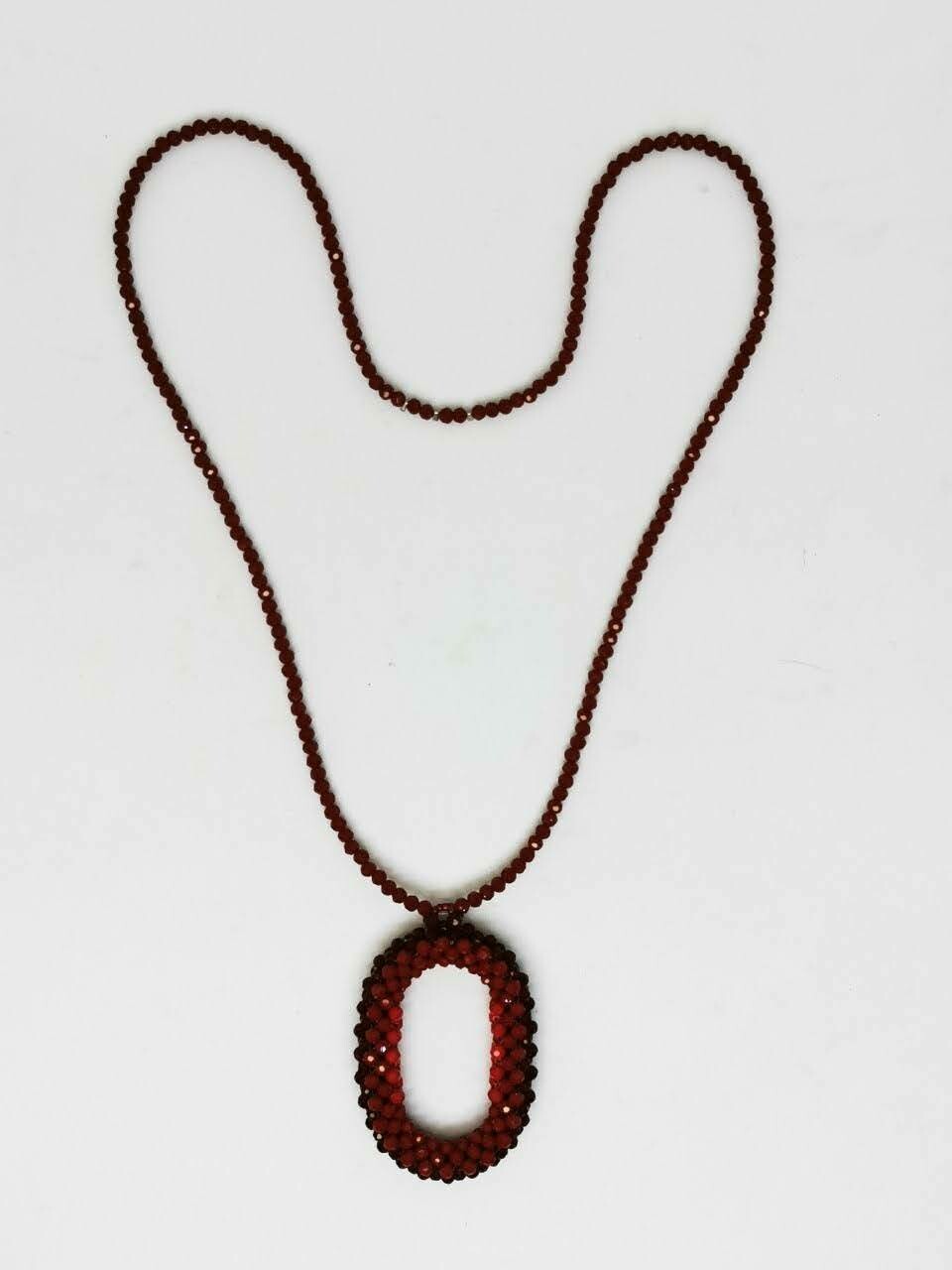 Gracious Garnet Statement Necklace