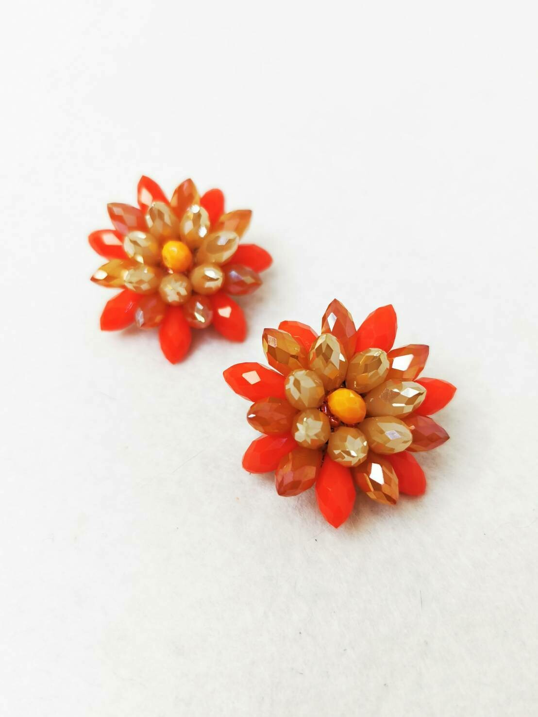 Summer Citrus Button Earrings