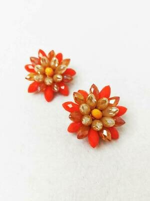 Summer Citrus Button Earrings