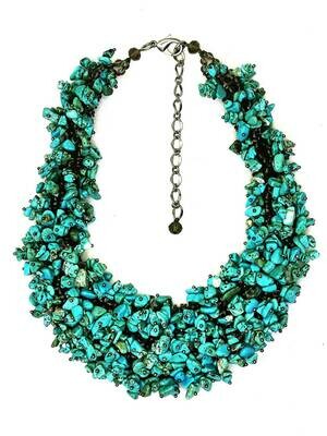Tastefully Turquoise Statement Necklace Tastefully Turquoise Statement Necklace