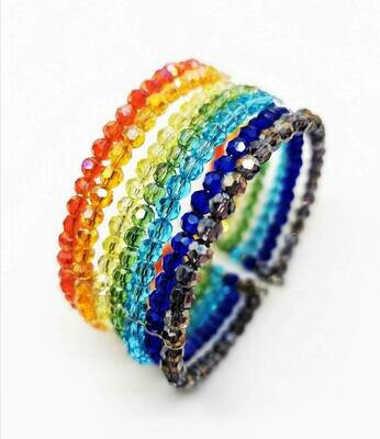 Rainbow Bracelet Handmade In Support of the UK NHS  and Thai Health Charities
