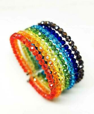 Rainbow Bracelet Handmade In Support of the UK NHS  and Thai Health Charities