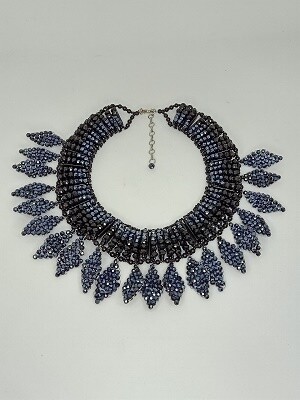 Moody Blues Statement Necklace