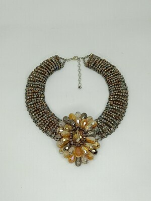 Crystalline Creation Statement Necklace