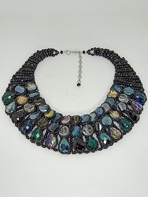 Crystal Collar Statement Necklace
