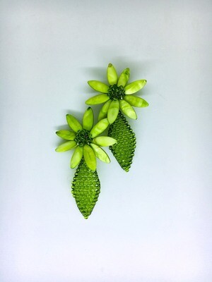 Pineapple Yellow Drop Earrings
