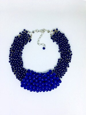 Abundantly Blue Statement Necklace