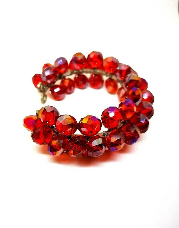 Stunning Luminous Smoky Trendy Crystal Bracelet