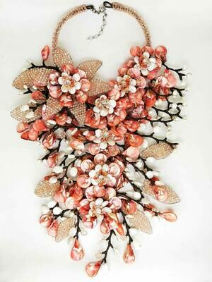 Adorable Apricot Statement Necklace