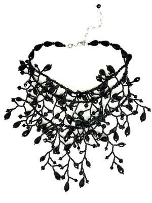 Bedazzled in Black Necklace