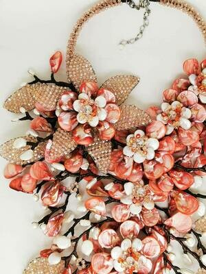 Adorable Apricot Statement Necklace