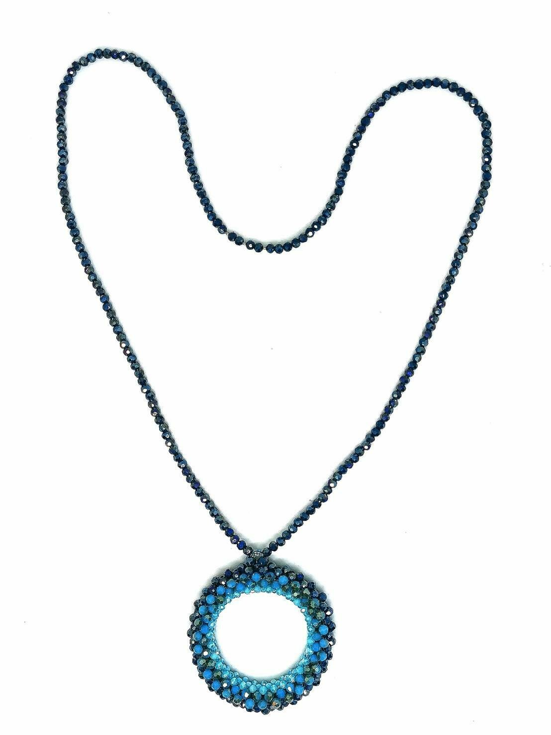 Blue Bombshell Statement Necklace