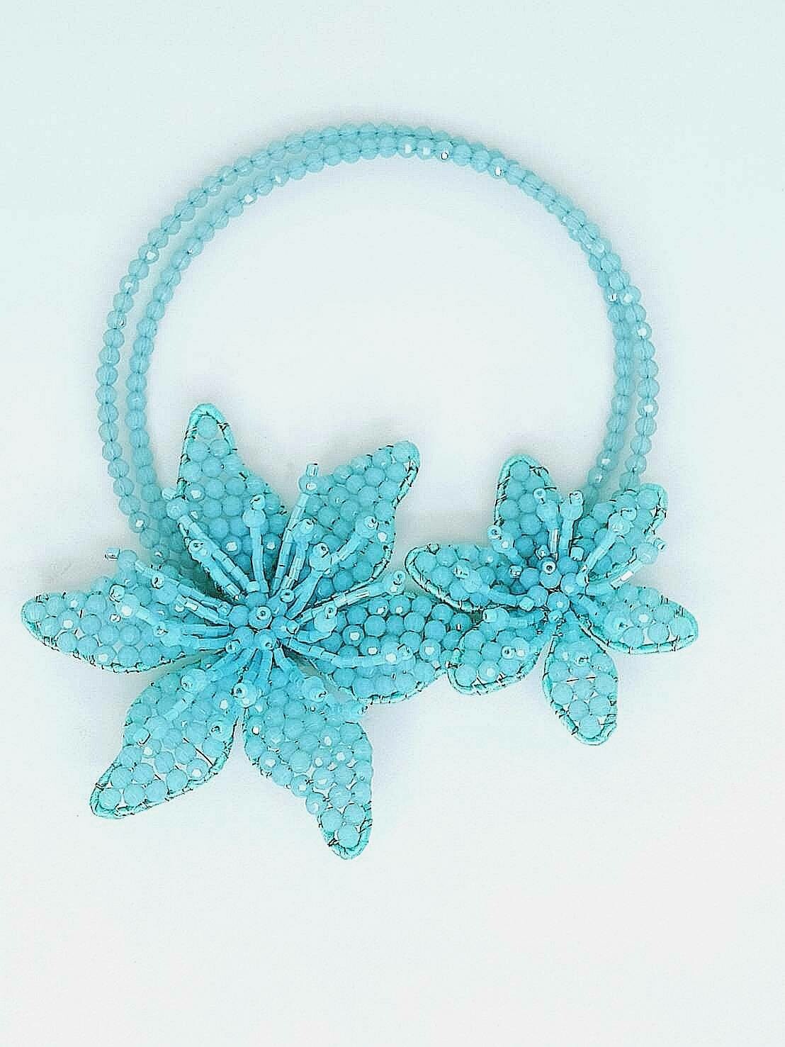 Brightly Blue Statement Necklace