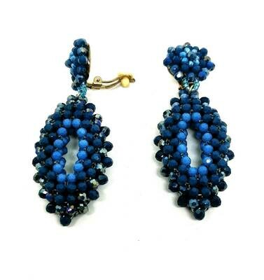 Cobalt Dangle Earrings
