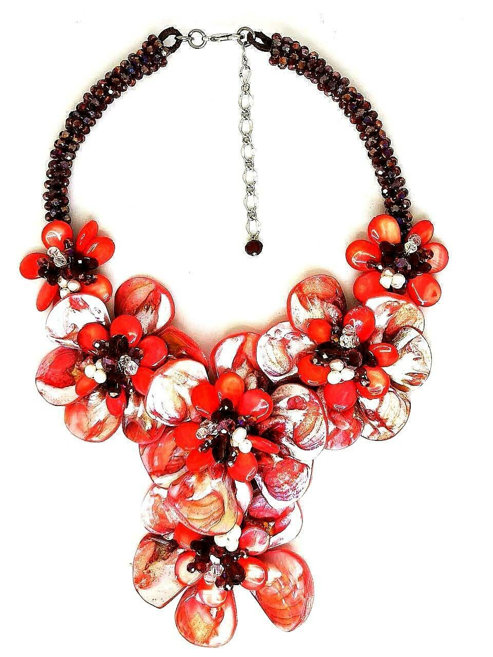 Floral Festival Statement Necklace