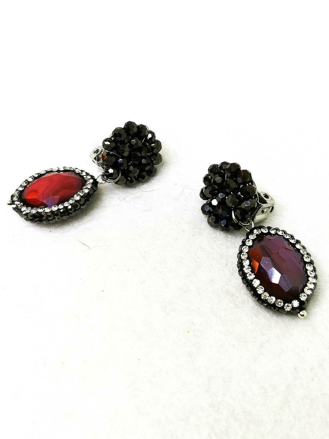Gorgeous Garnet Teardrop Earrings