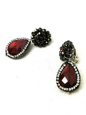 Ravishing Ruby Dangle Earrings