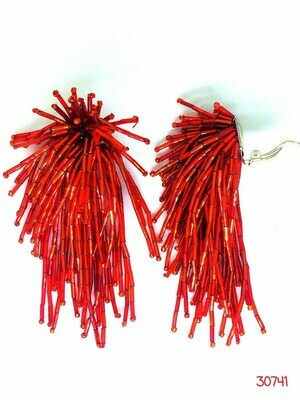 Crimson Charm Earrings