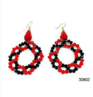 Ruby Rings Hoop Earrings