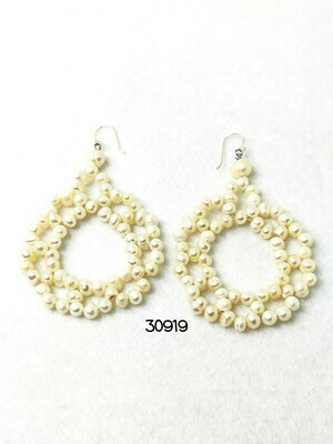Freshwater Pearl Filigree Earrings
