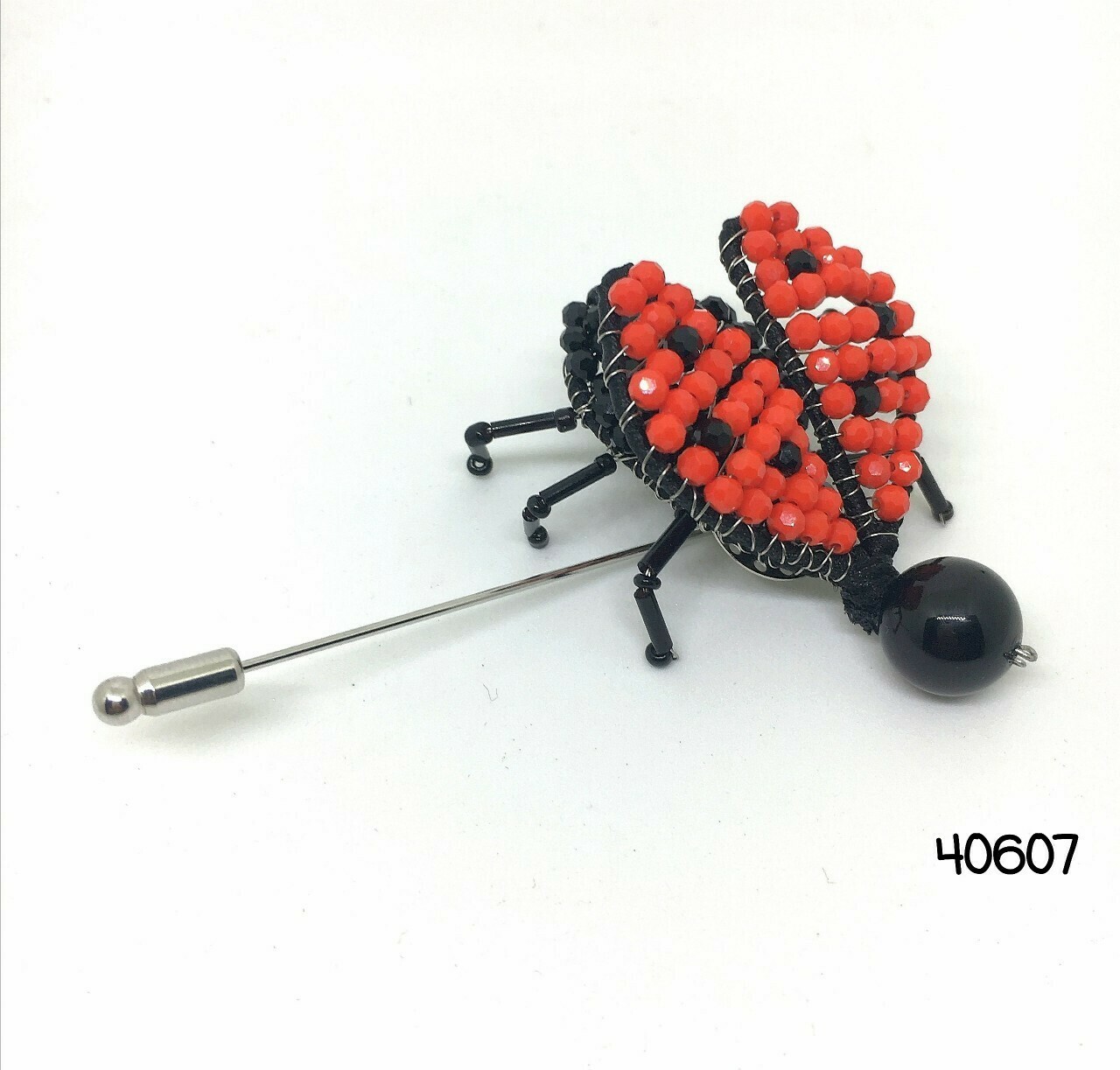 Fanciful Ladybug Brooch