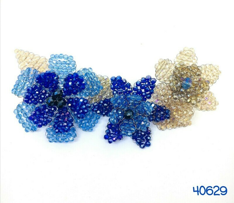 Jazzy Blue Brooch