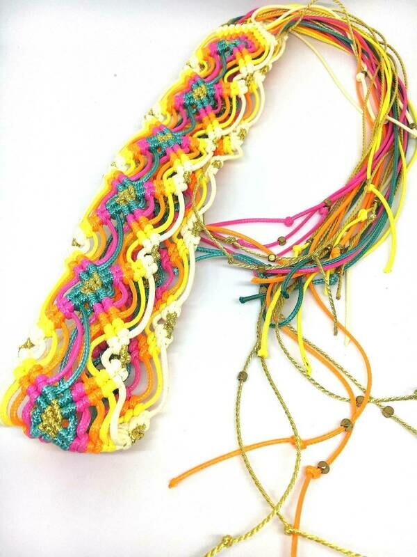 Cornflower Blue Braided Belt