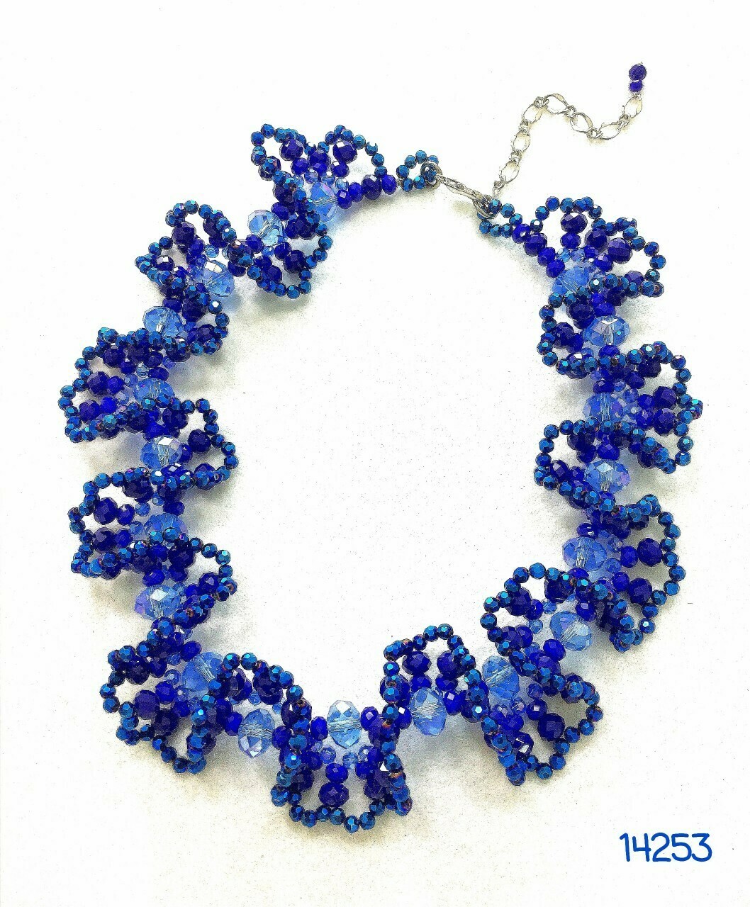 Brilliant Blue Crystal Necklace