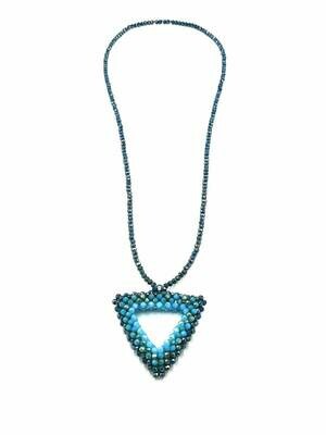 Beachcomber Blue Crystal Necklace