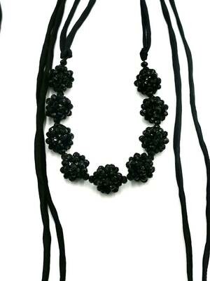 Ribbon Rhapsody Crystal Necklace