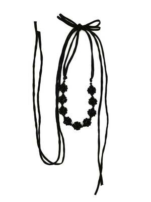 Ribbon Rhapsody Crystal Necklace