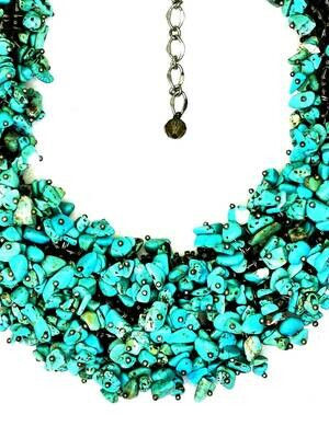 Tastefully Turquoise Statement Necklace