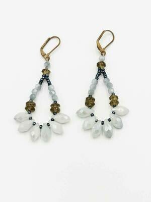 Amrita Beaded Loop Earrings