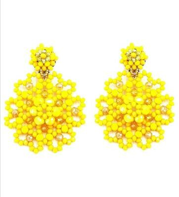 Lacy Filigree Drop Earrings