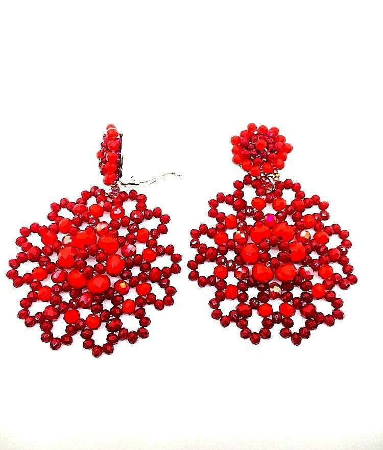 Lacy Filigree Drop Earrings